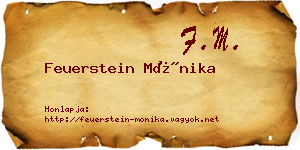 Feuerstein Mónika névjegykártya